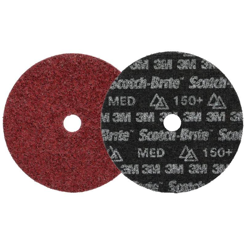 Scotch-Brite Precision Heavy Duty Surface Conditioning Disc, HD-DH, Medium 150+, 178 mm x 22.23 mm