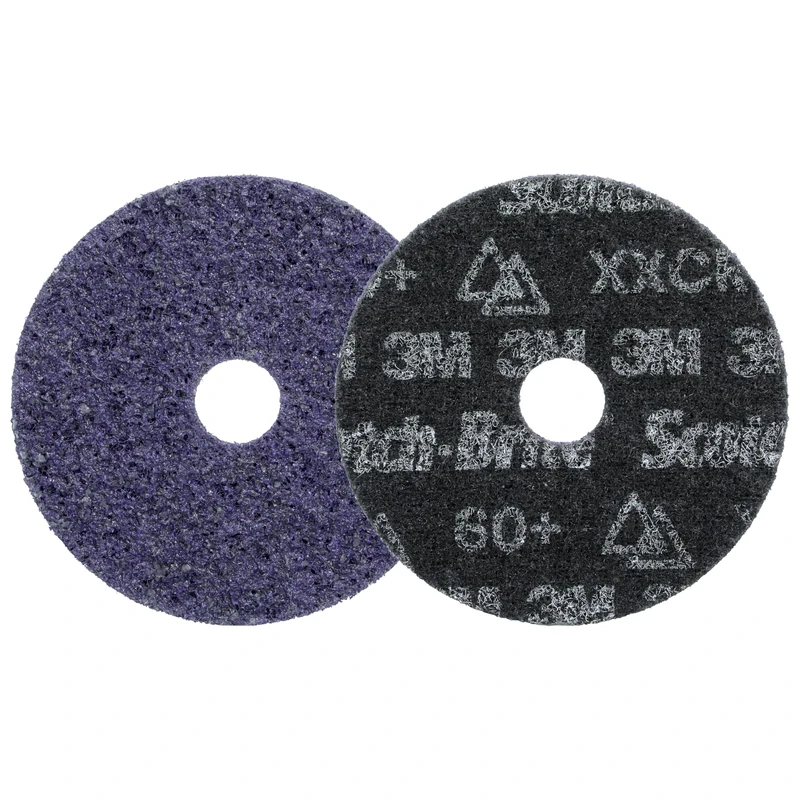 Scotch-Brite Precision Heavy Duty Surface Conditioning Disc, HD-DH, X-Extra Coarse 60+, 114.3 mm x 22.23 mm