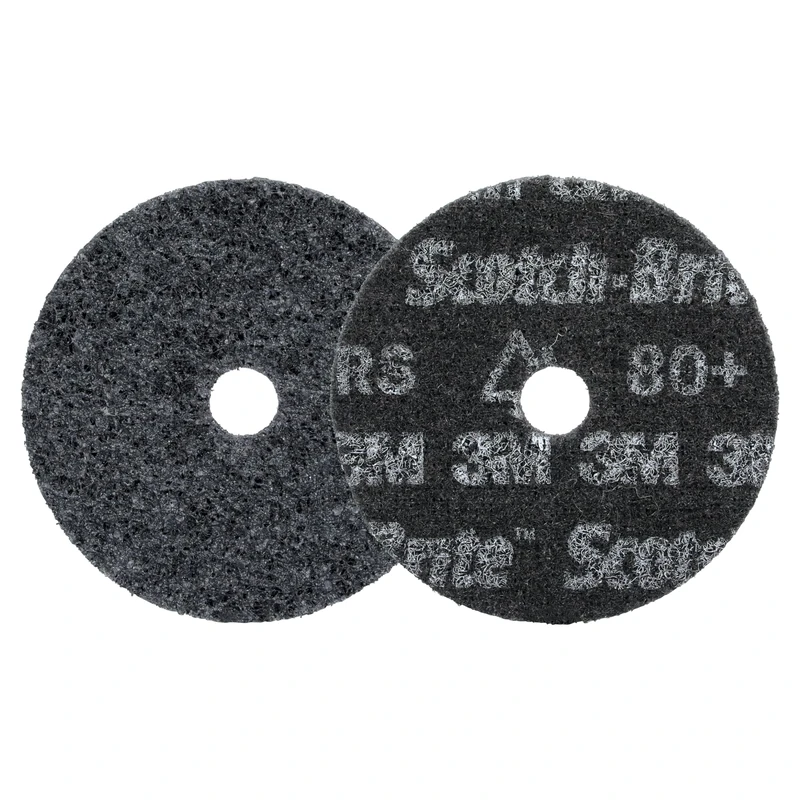 Scotch-Brite Precision Heavy Duty Surface Conditioning Disc, HD-DH, Extra Coarse 80+, 102 mm x 16 mm