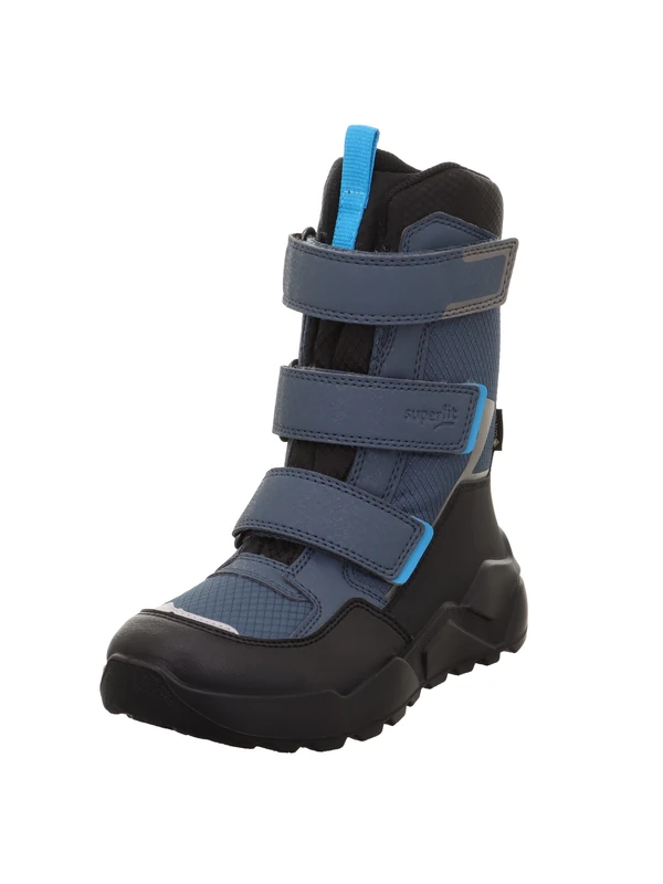 Superfit Rocket Gore-Tex Warm Lined Snow Boots, Blue/Turquoise 8020, 33 EU Wide, Blue Turquoise 8020, 14 UK