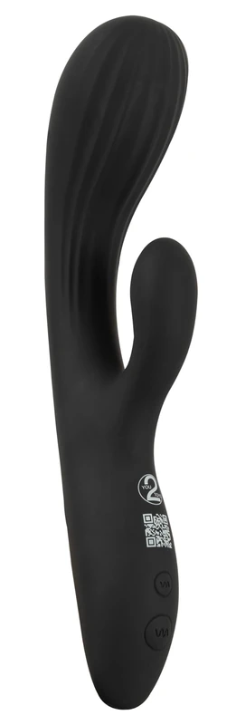 Intense Rabbit Vibrator Black 22 cm