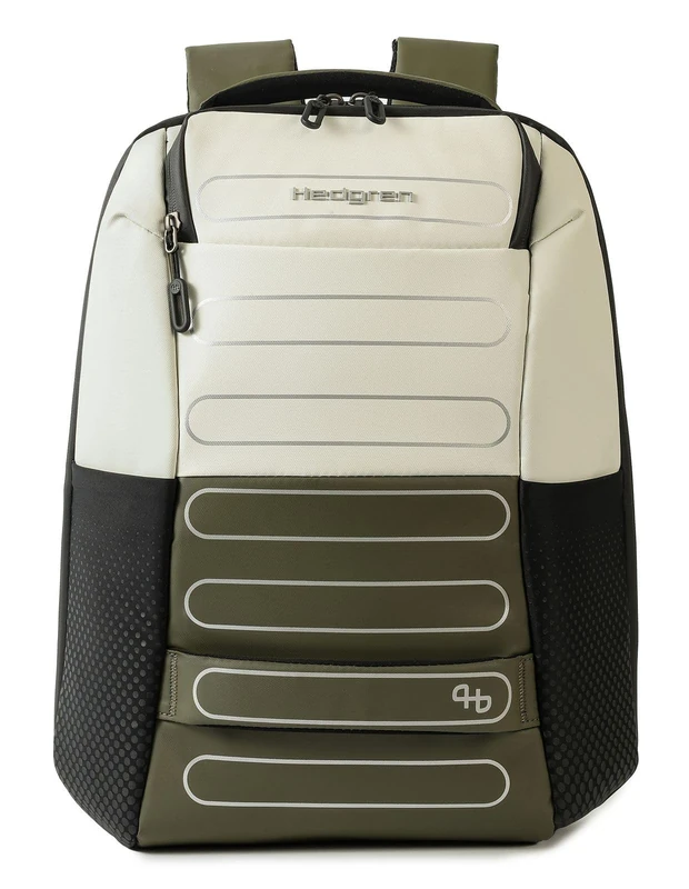Hedgren Handle 2 Comp Backpack 15.6' + RFID M Vaporous Grey/Olive - Image 1