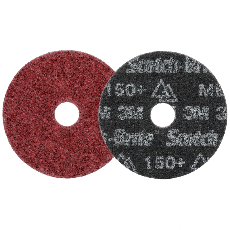 Scotch-Brite Precision Heavy Duty Surface Conditioning Disc, HD-DH, Medium 150+, 114.3 mm x 22.23 mm