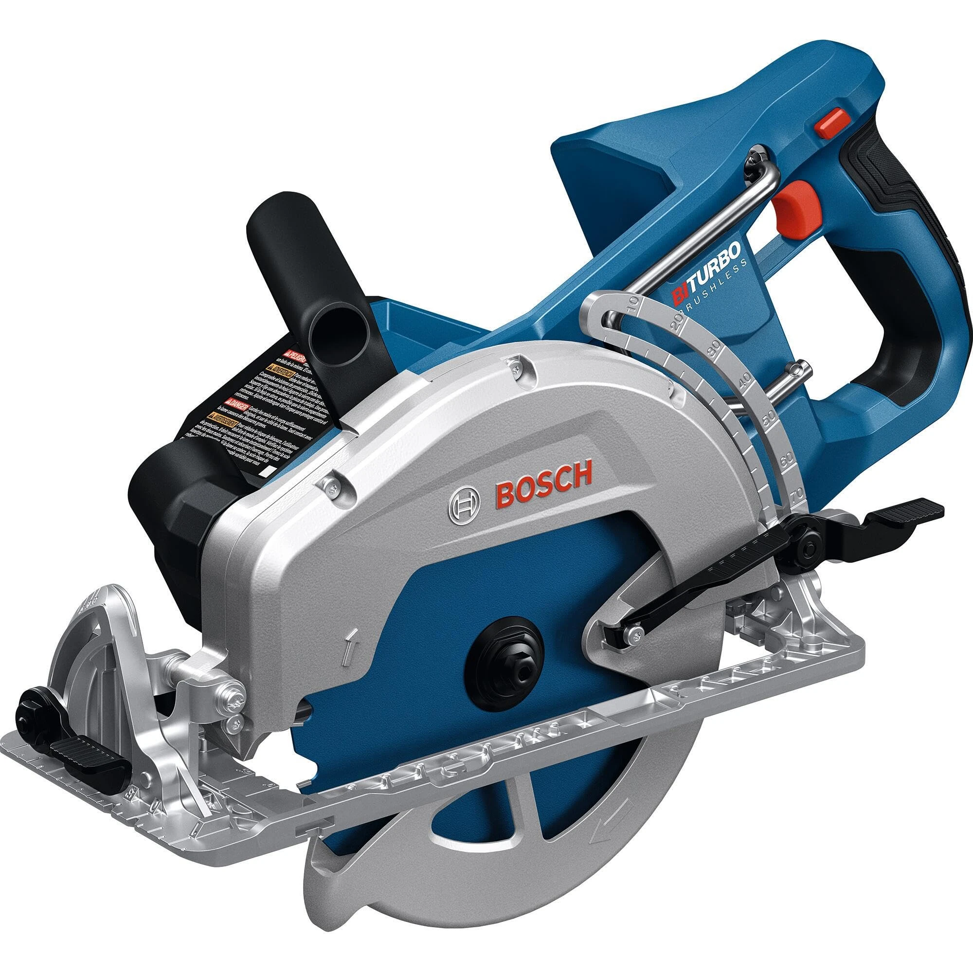 BOSCH GKW18V-26N PROFACTOR™ 18V 7-1/4" Circular Saw with Rear Handle - Brushless Technology, 5000 RPM, Lightweight Ergonomic Design, Left Blade Orientation, Electronic Brake, Port