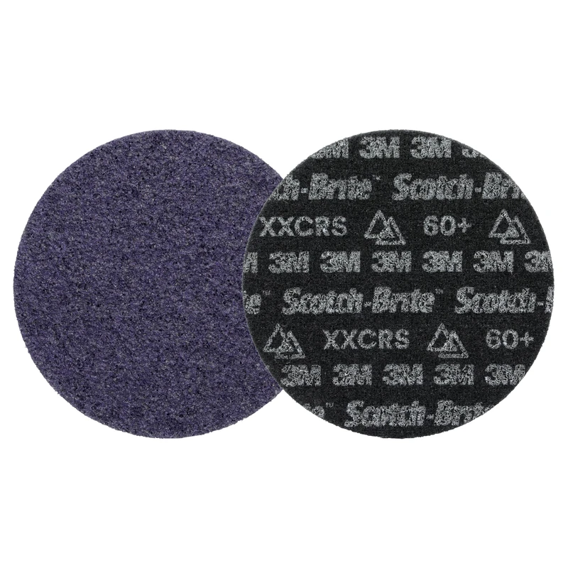 Scotch-Brite Precision Heavy Duty Surface Conditioning Disc, HD-DH, X-Extra Coarse 60+, 178 mm x NH