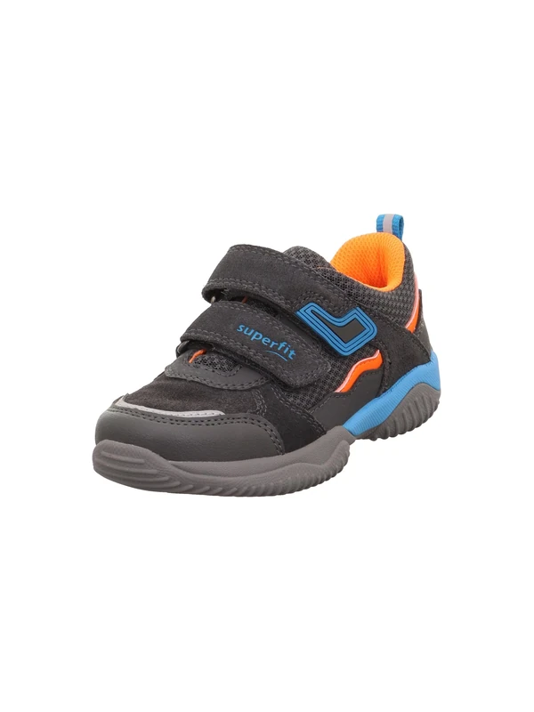 Superfit Storm Trainers, Grey/Orange 2000, 29 EU, Grey Orange 2000, 10.5 UK Child