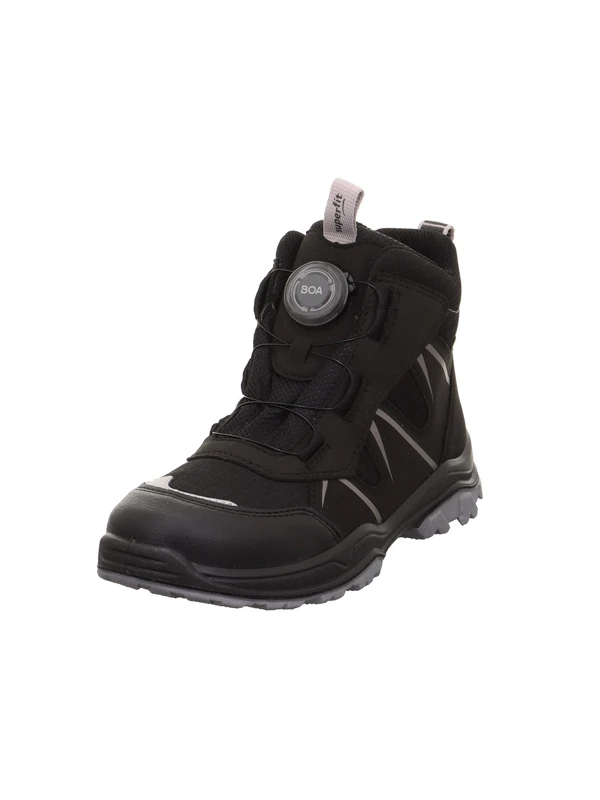 Superfit Jupiter Lightly Lined Gore-Tex Trainers, Black/Light Grey 0020, 34 EU Wide, Black Light Grey 0020, 1.5 UK