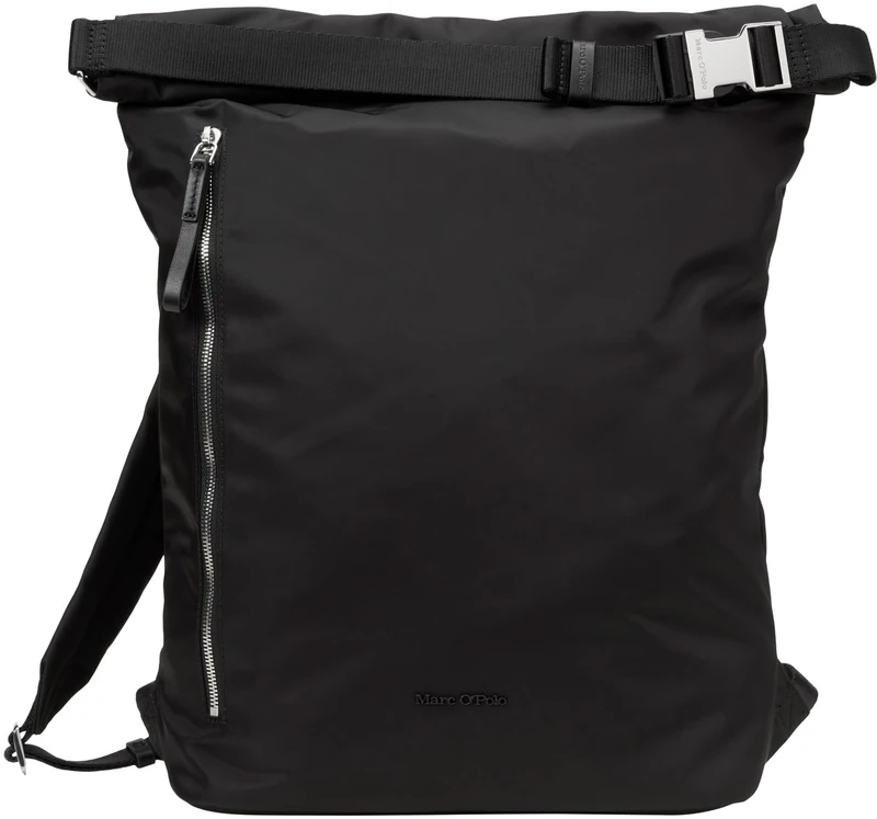 Marc OߴPolo Women’s Exterior Pocket Backpack with Adjustable Straps, Black (Black), One Size