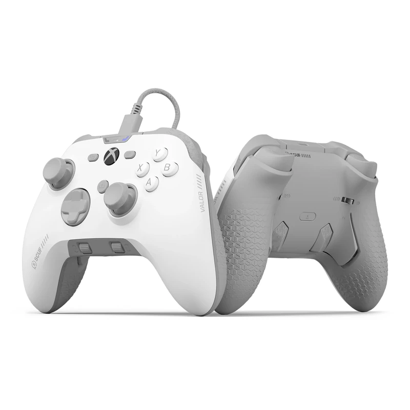 SCUF VALOR PRO Wired Performance Xbox Controller – Customisable Back Paddles, Instant Triggers, Hall Effect Thumbsticks, Audio Controls, Xbox Series X|S, Xbox One, Windows PC – White