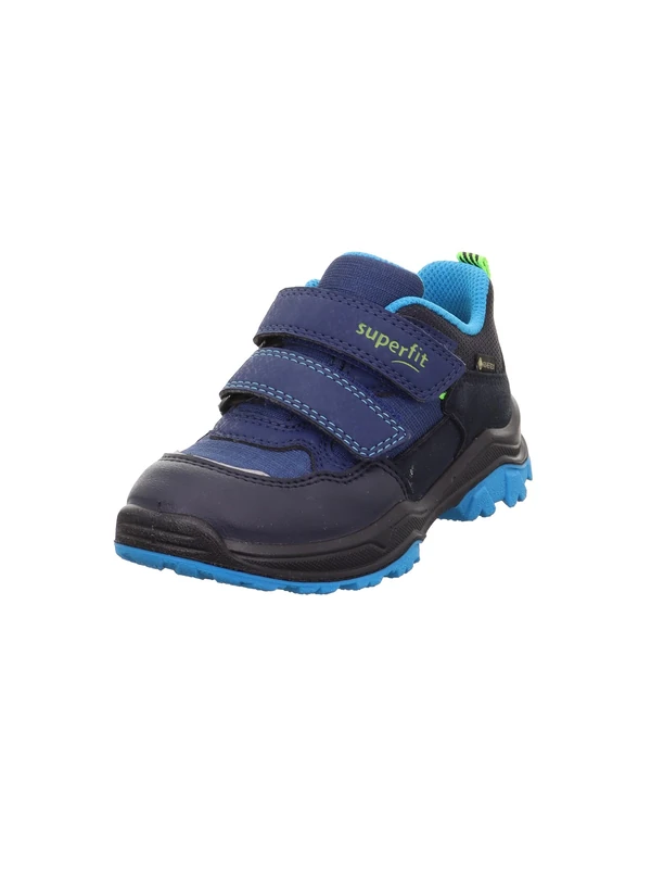Superfit Jupiter Gore-Tex Trainers, Blue/Light Green 8000, 32 EU Wide, Blue Light Green 8000, 13 UK Child