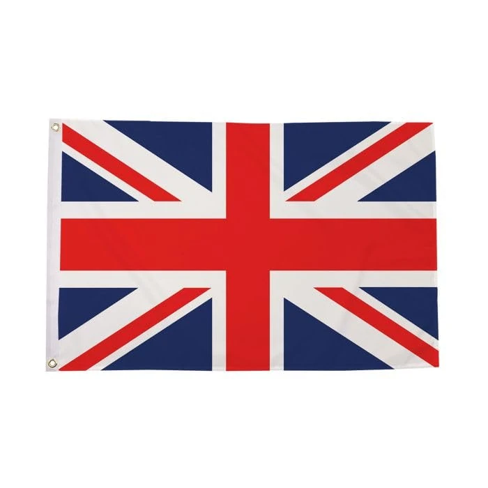 Flagmax Union Jack Flag – Premium UK Flag in Woven Polyester with Eyelets (3ft x 2ft (90cm x 60cm))