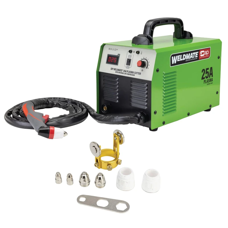SIP WELDMATE Inverter Plasma Cutter with Built in Compressor 25A Cutting Machine 6mm Metal Cutter