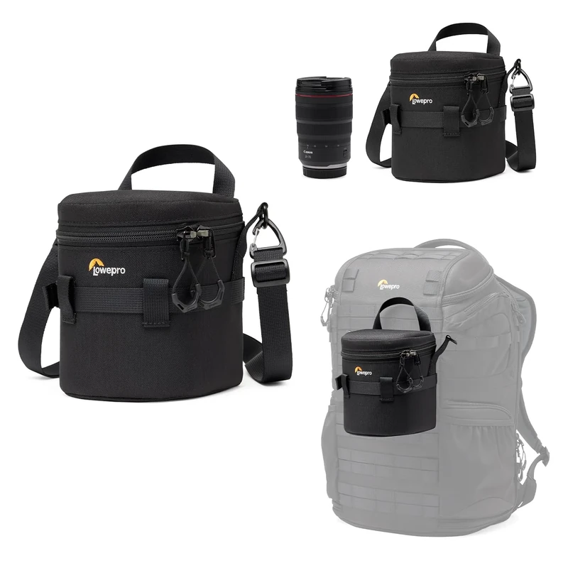 Lowepro ProTactic LCS 11 x 15 III Camera Lens Case, Camera Lens Pouch Bag, fits 12-24mm F/2.8, for DSLR and Mirrorless Cameras, Vol-1.5L Dim: 15x11x11cm, Camera Bag, for Photographer/Videographer