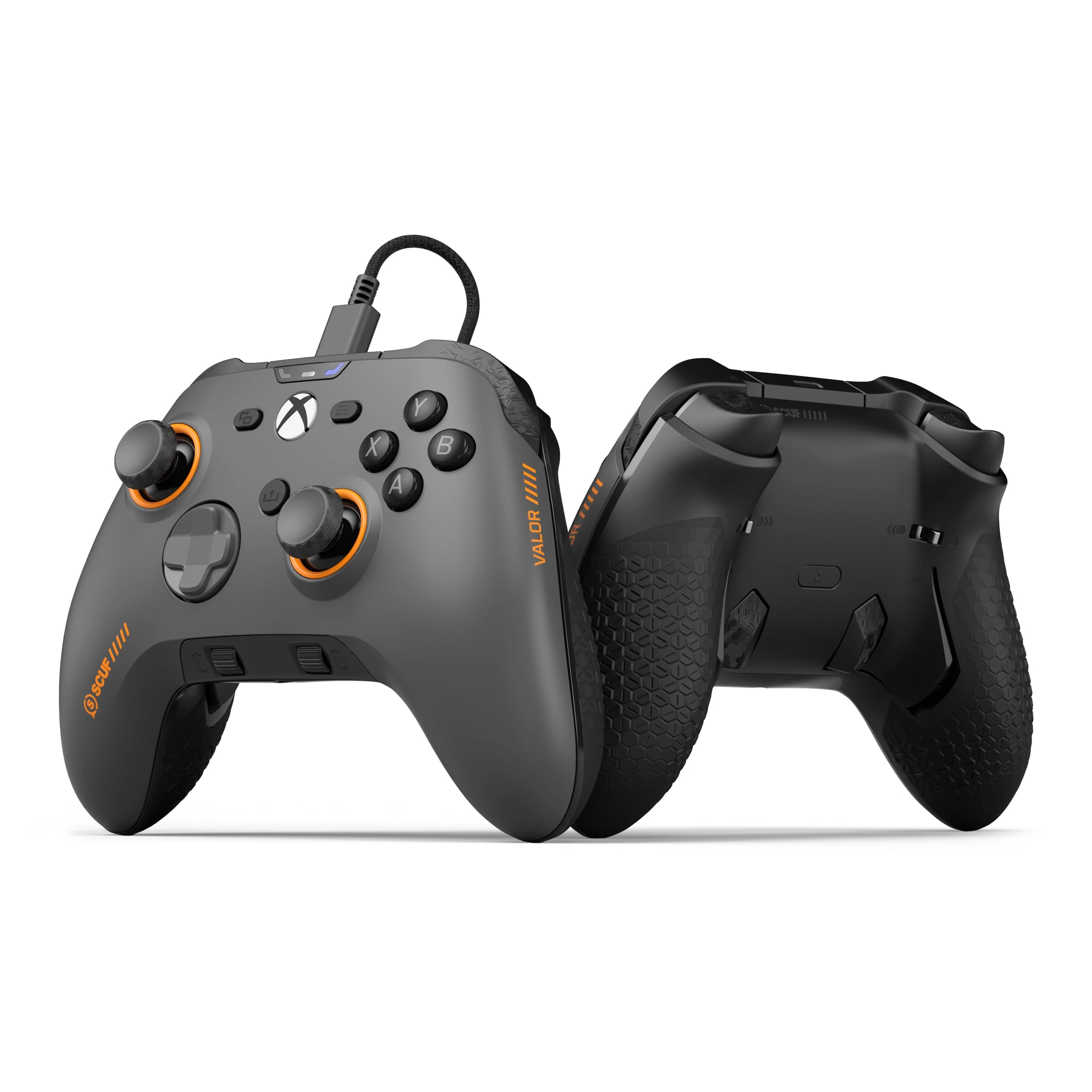 SCUF VALOR PRO Wired Performance Xbox Controller – Customisable Back Paddles, Instant Triggers, Hall Effect Thumbsticks, Audio Controls, Xbox Series X|S, Xbox One, Windows PC – Steel Grey