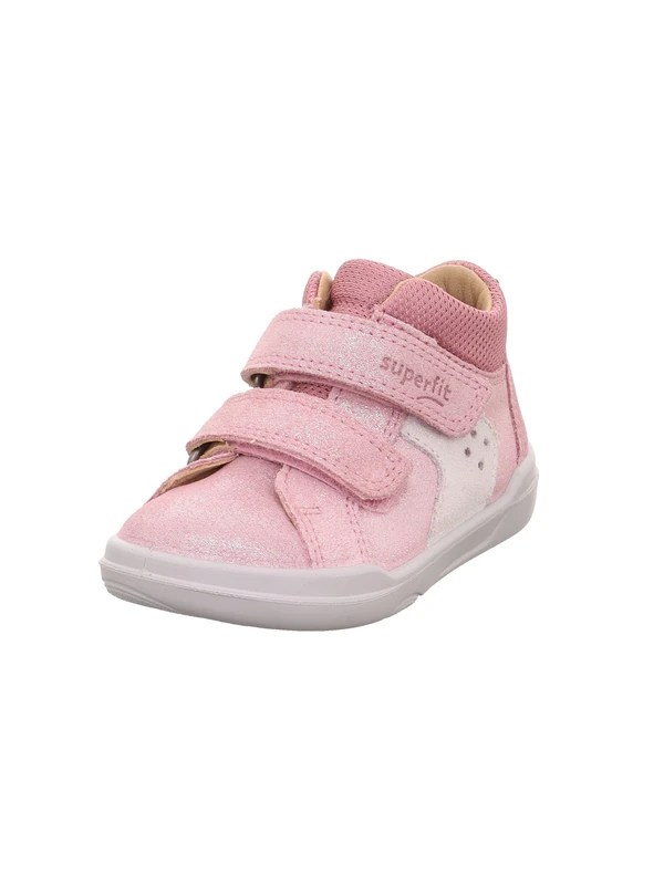 Superfit Girls' Superfree First Walking Shoes, Pink Silver 5550, 4.5 UK Child