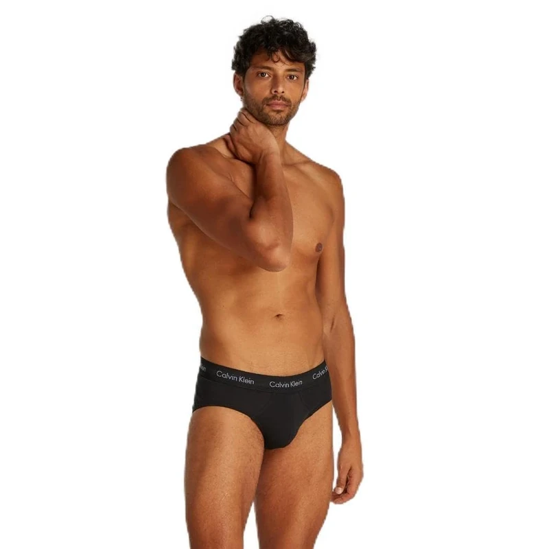 Calvin Klein Men's HIP BRIEF 3PK 0000U2661G Hip Brief, Multi (BLACK BODIES W/BLUE SHADOW/SUPREME), XS