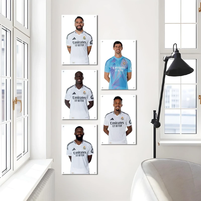 Licensed Décor Real Madrid Player poster DS [set of 5], White