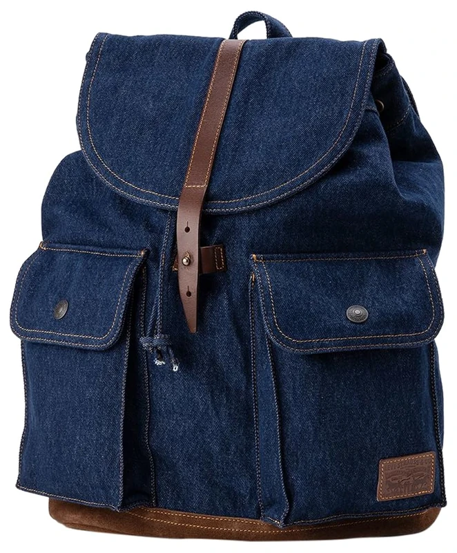 Levi's Men Heritage Rucksack Backpack, Indigo Rinse 2, One Size