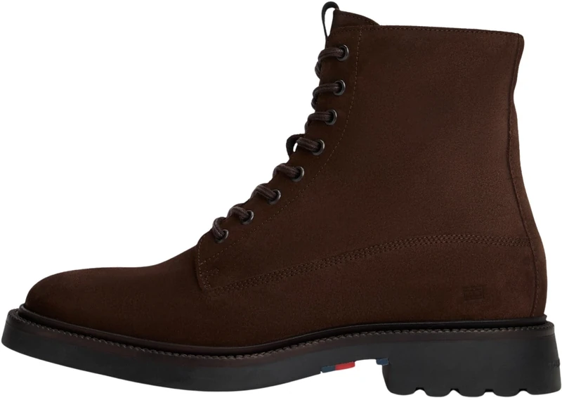Tommy Hilfiger Men’s Comfort Suede Ankle Boots, Brown (Cocoa), 11