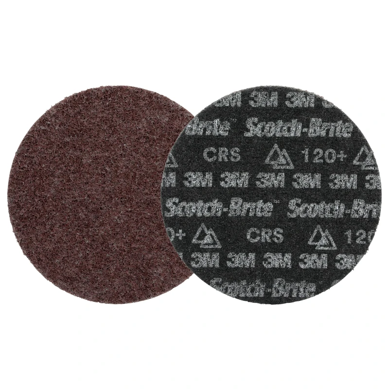 Scotch-Brite Precision Heavy Duty Surface Conditioning Disc, HD-DH, Coarse 120+, 152 mm x NH