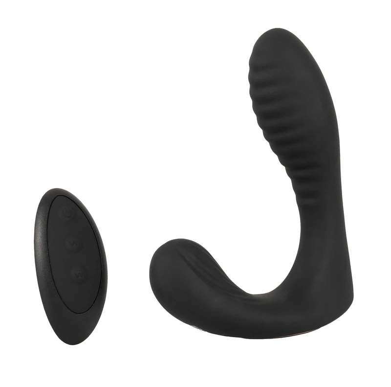 Intense RC Prostate Plug Vibrator Black 15.4 cm
