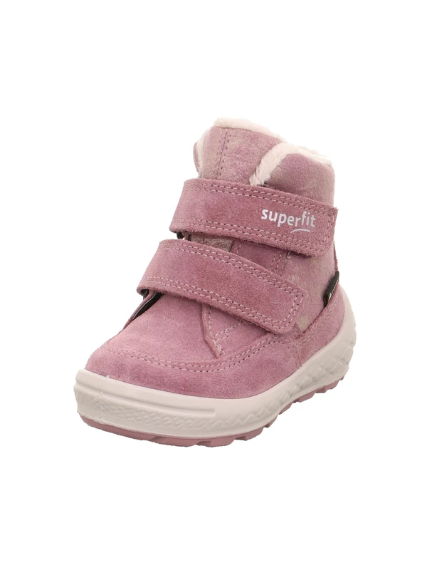 Superfit Boys Girls Groovy 2.0 Warm Lined Gore-Tex Snow Boots, Purple/Pink 8510, EU 20, Purple Pink 8510, 4 UK Child