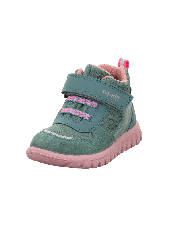 Superfit SPORT7 Mini Gore-Tex Trainers, Green/Pink 7010, 25 EU, Green Pink 7010, 8 UK Child - Image 1