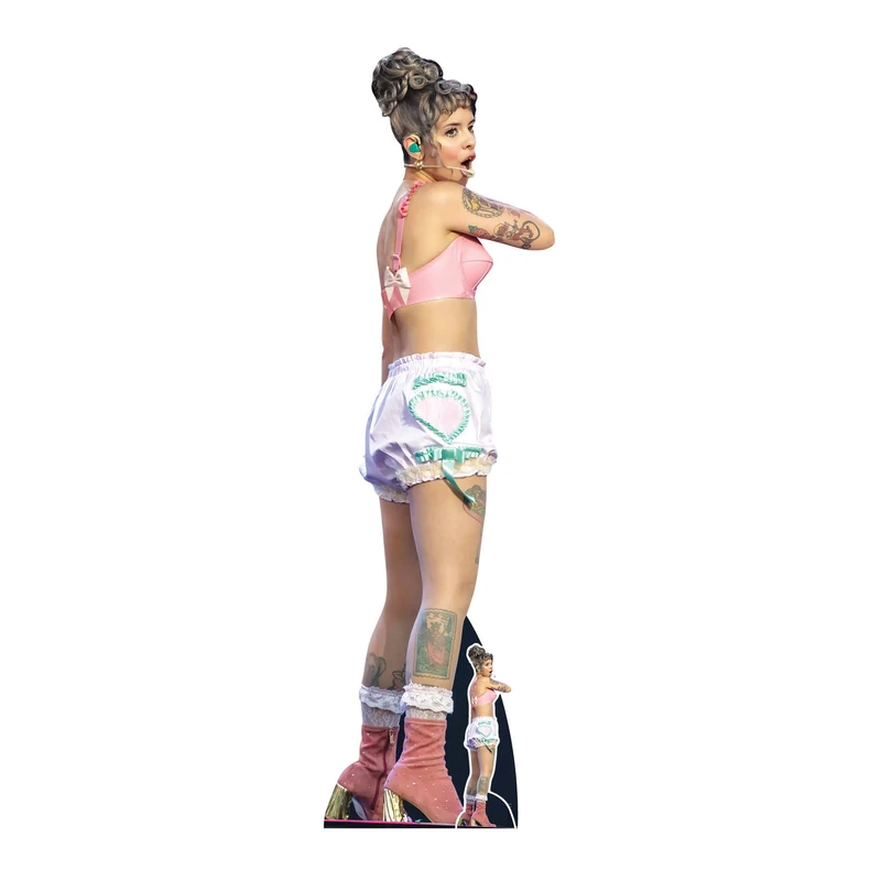 Star Cutouts CS1157 Melanie Martinez on Stage – 172cm Lifesize Cardboard Cutout with Mini | Ideal for Music Fans, Birthdays & VIP Events