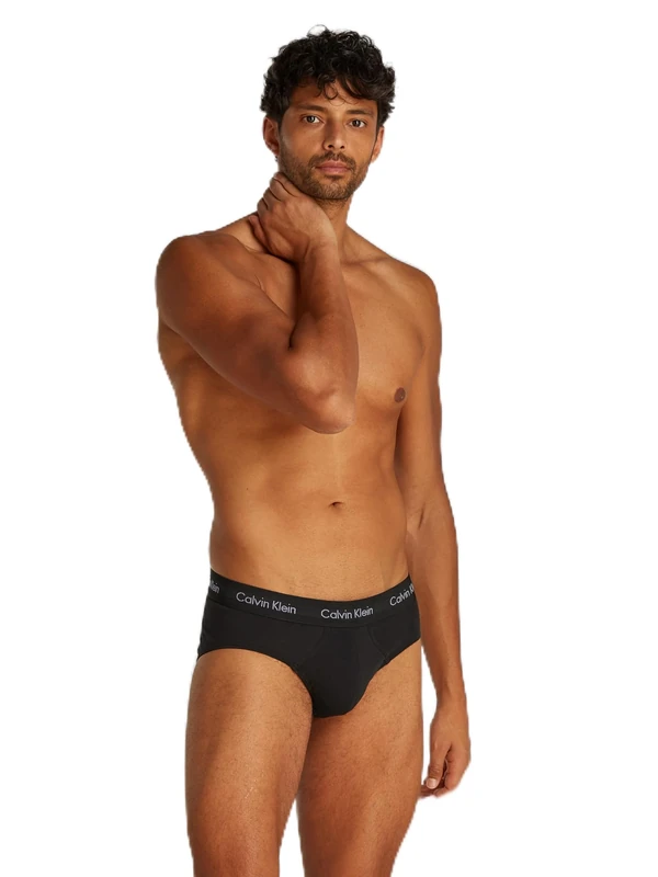 Calvin Klein Men's HIP BRIEF 3PK 0000U2661G Hip Brief, Multi (BLACK BODIES W/BLUE SHADOW/SUPREME), XL