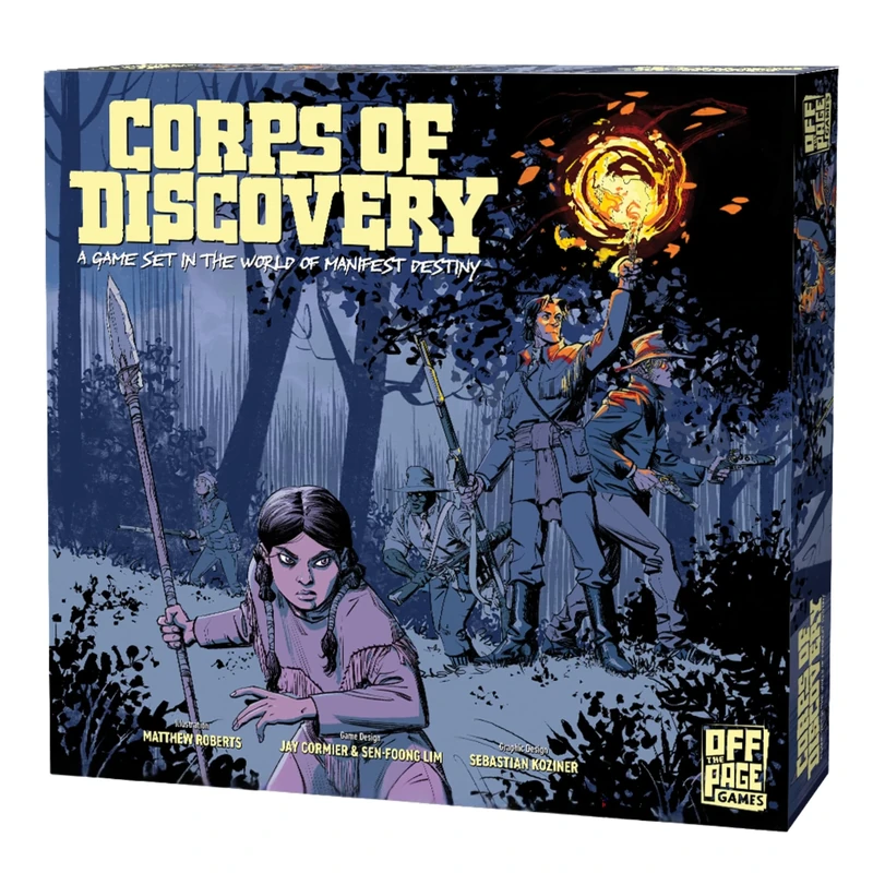 Corps of Discovery Board Game – Cooperative Adventure Game for 1–4 Players, Strategic Exploration Game by Off the Page Games, Ages 14+