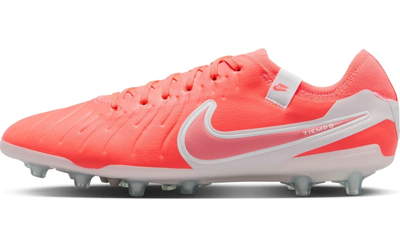 NIKE Men's Tiempo Legend 10 Pro Firm Ground Football Boots, Hot Lava/White, 42 EU
