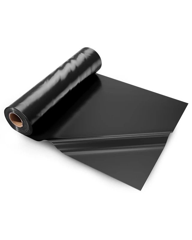 VEVOR 24' x 100' Plastic Sheeting Heavy Duty, 6 Mil Thick Plastic Sheeting Roll, Plastic Drop Cloth Painters Tarp, Polyethylene Covering for Crawl Space Vapor Barrier, Multi-Purpose, Black
