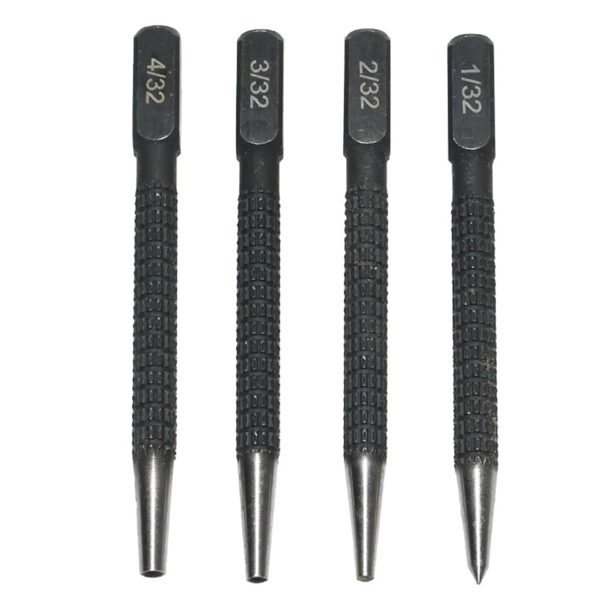4pcs Portable Positioning Punch Set with Center and Nail Tools for Metal and Wood - Automatic Hole Tool