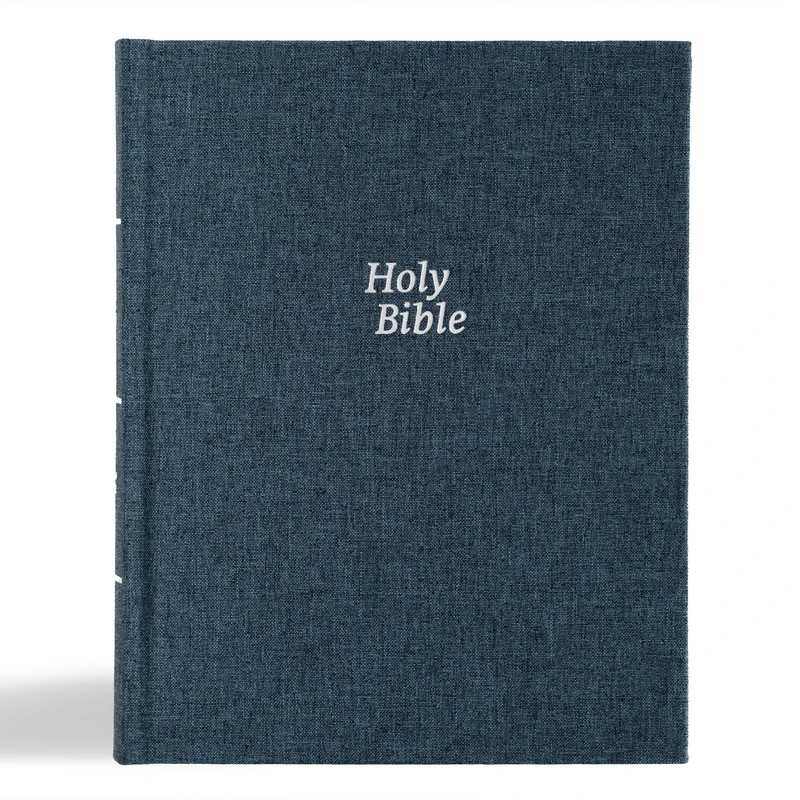 CSB Notetaking Bible, Revive Our Hearts Edition, Denim Cloth Over Board: With Prayers and Encouragement from Nancy DeMoss Wolgemuth