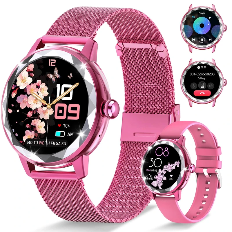 Homailida Smart Watch - 1.2" Touch, Bluetooth Calls, 100+ Sports Modes