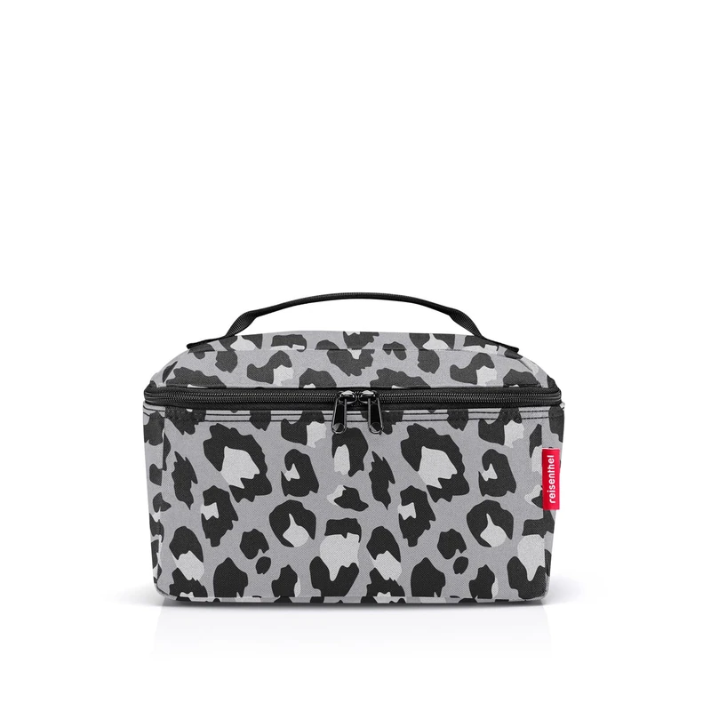 reisenthel Beautycase Square Toiletry Bag Luggage Organiser Cosmetic Bag, Leo Nero, Standard Size, Beauty case