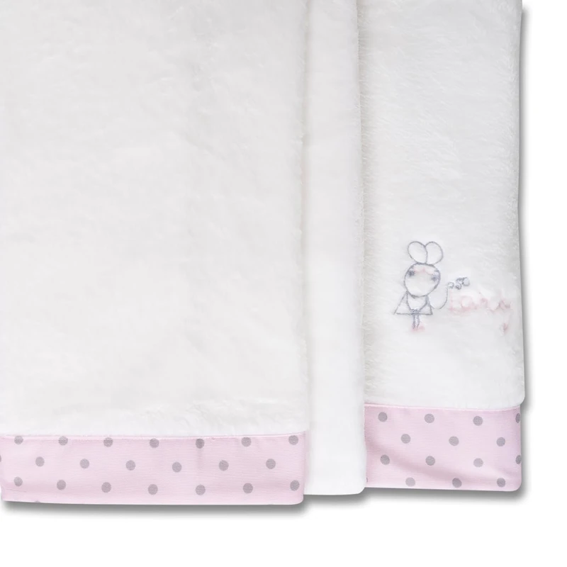 100% Coralina Bedding Set for Cots/Beds 70 x 140 cm, Warm, Hypersoft, Hypoallergenic, Includes Fitted Sheet, Top Sheet and Pillow Case (Presumed Rat)