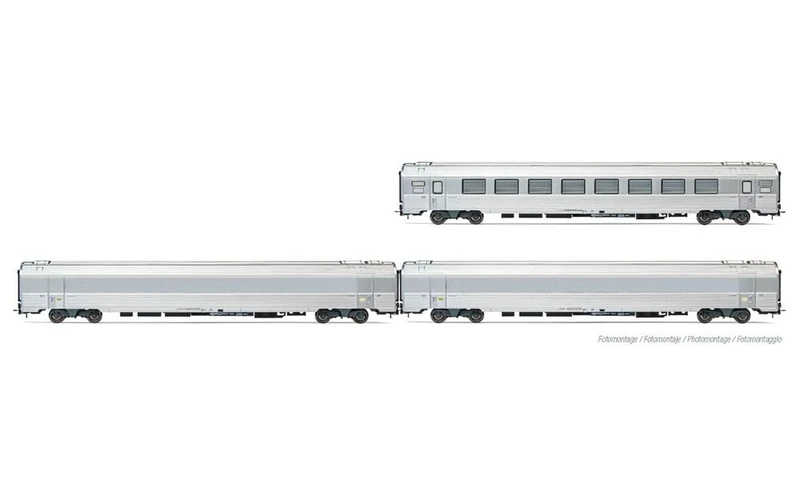 Jouef HJ4179 SNCF, Expo train 3-unit pack 2/2 Passenger Coaches
