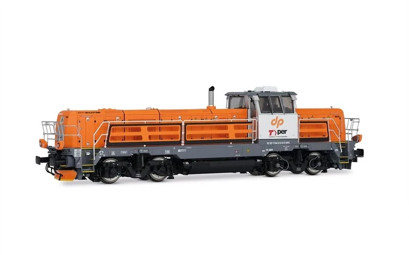 Rivarossi HR2923 Dinazzano Po/TPER, diesel locomotive Effishunter 1000, orange/light grey, ep. VI Diesel Locomotive