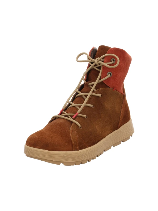 Think! Women's Comoda Schurwolle Ankle Boot, Chocolate Combi 3010, 6.5 UK