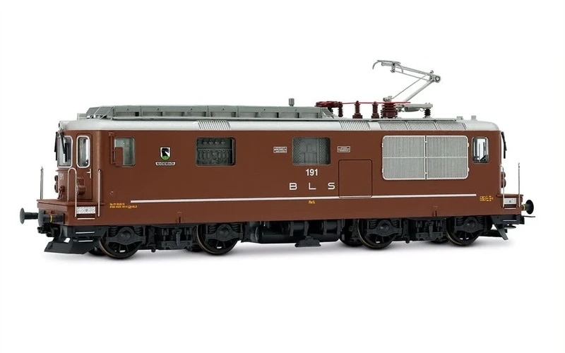 Rivarossi HR2960S BLS, Re 4/4 191 “Reichenbach” long with single-arm pantograph and driver figurine, ep. IV-V, with disc wheels, with DCC Sound decoder Electric Locomotive