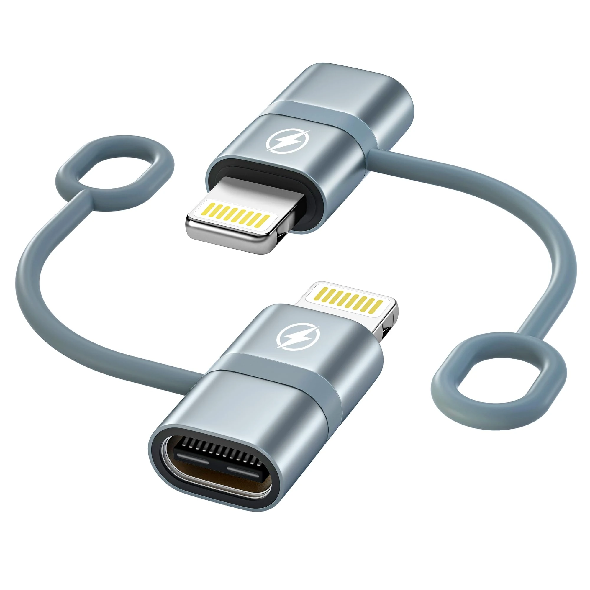 YEONPHOM USB C to Lightning Adapter, 2Pack USB C Female to Lightning Male Adapter PD Fast Charging & Data Sync iPhone Adaptor for iPhone 14 Pro 13 12 11 X XR,iPad/AirPods, Not for Headphone/Audio/OTG