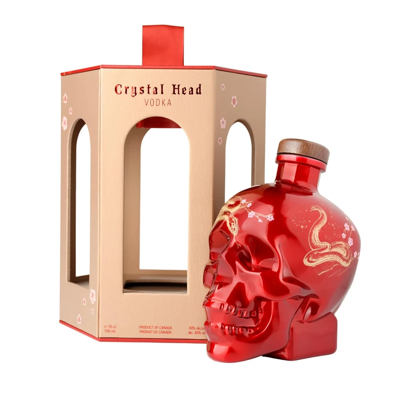 Crystal Head Vodka Lunar Snake 2025 Limited Edition 70 cl, 40% ABV – Made from Canadian Corn - Award-Winning Premium Vodka