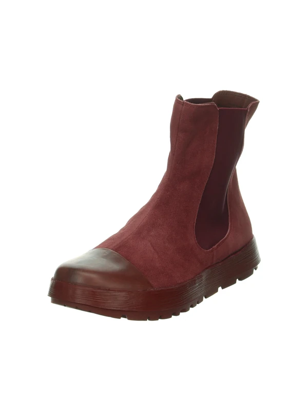 Think! Women's Comoda Chrome-Free Tanned Sustainable Chelsea Boot Ankle Boots, Merlot Estate 5010, 7.5 UK
