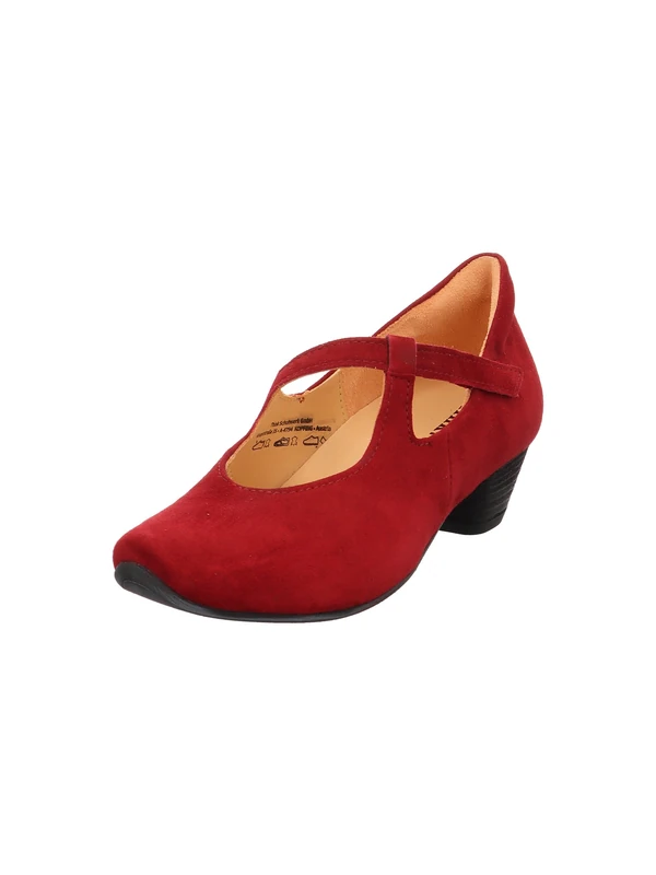 Think! Women's Aida Leather Lining Trainers, Rosso 5000, 6.5 UK - Image 1