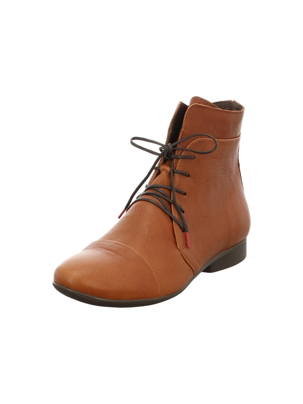 Think! Women's Guad2 Chrome-Free Tanned Sustainable Ankle Boots, Cognac 3090, 40.5 EU