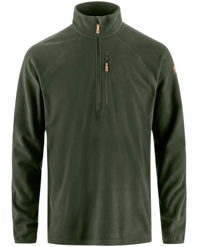 FJALLRAVEN 12600243-662 Övik Lite Fleece Half Zip M Sweatshirt Men's Deep Forest Size XL