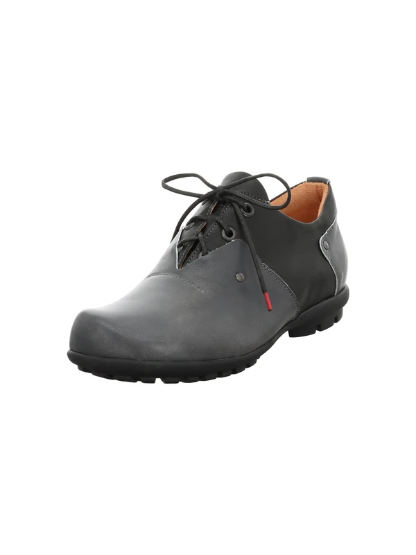 Think! Men's Kong Herren Lederfutter Derby, Anthracite Estate 2020, 6.5 UK