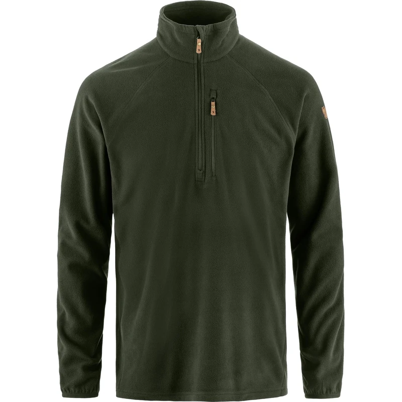 FJALLRAVEN 12600243-662 Övik Lite Fleece Half Zip M Sweatshirt Men's Deep Forest Size XXL