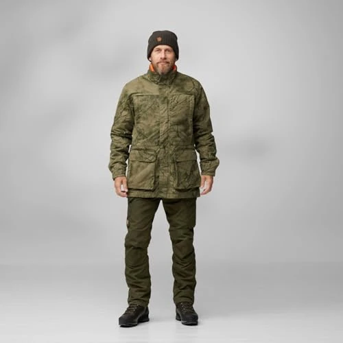 FJALLRAVEN 12500158-626 Barents 3 in 1 Hydratic Jacket M Jacket Men's Green Camo Size L